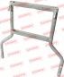 Preview: 28850 Kempf Leiter EB für Laufsteg, 2 Sprossen, verzinkt